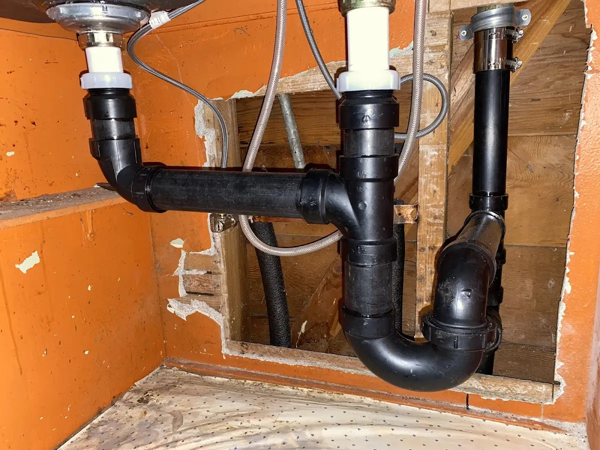 Professional Repiping Services equipment and tools on the job in Antrim
